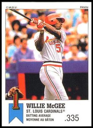 1 Willie McGee